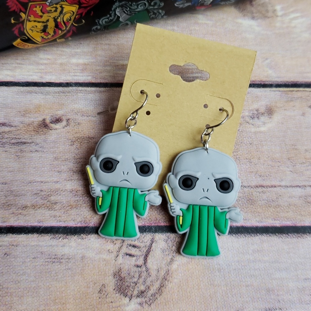 New Voldemort Slytherin Harry Potter Earrings